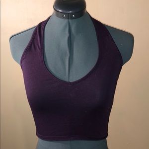 Crop halter top